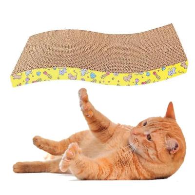 Κίνα Καρτόνι Wave Cat Scratcher ανθεκτικός Cat Scratching Pad αναστρέψιμος προς πώληση