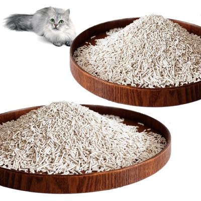 China Dust Free Biodegradable Kitty Litter 100% Plant Natural Clumping Litter for sale