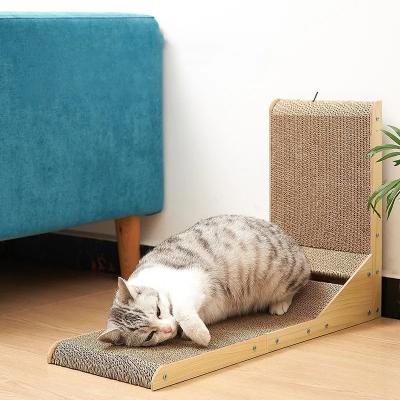 Κίνα OEM ODM Indoor Cat Scratching Board Ανθεκτικός σκραπτήρας τοίχων γάτας προς πώληση