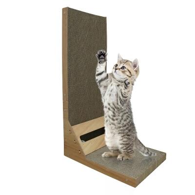 China OEM Scratching Board L Shaped Detachable Pet Scratching Post for sale