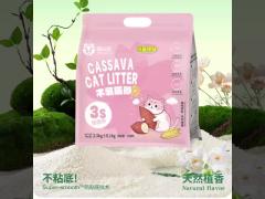 cassava cat litter