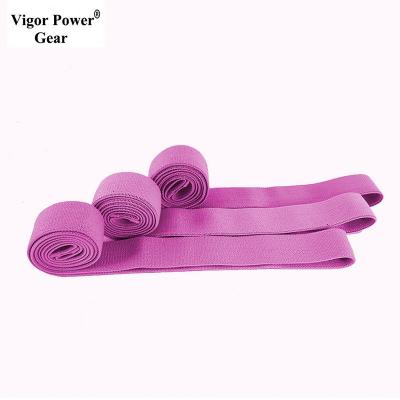 China Safety Customized Brand Fabric Pull Up Band Hip Circle Resistance Band Booty Bands 208cm Long for sale