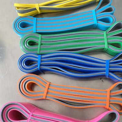 China Safety Stamina Power Speed ​​Latex Resistance Bands 2 Layer Resistance Band Latex Bands for sale