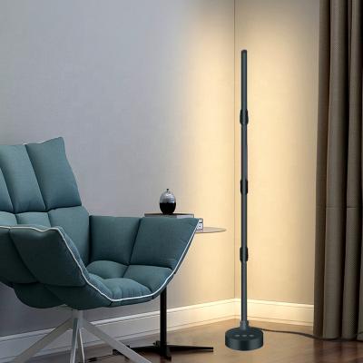 China Modern White RGB Outdoor Nordic Luxury Contemporary Standing Lamps Led Shelf Corner Floor Lamp for sale