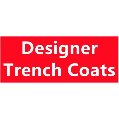 China Waterproof 2021 Women's Designer Designer Wool Coats Fashion Famous Famous Branded Luxurious Trench Coat For Women for sale