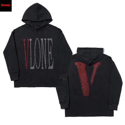 China Anti-wrinkle 2021 new fashion unisex sweater hoodies matching couples letter design custom hot tops for men and women rhinestone hoodie for sale