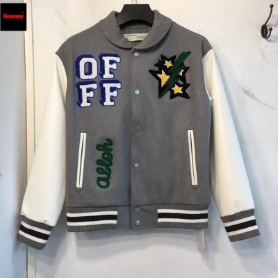 China 2021 winter sale new design number letter embroidery patch men jackets casual warm hip hop man casual outwear unisex tops for men for sale