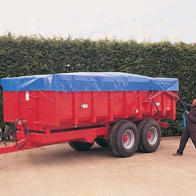 China Hot selling farm small truck covering blue 150gsm pe tarpaulin cover for truck for sale