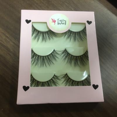 China Private Label 3d Lashes Natural Wholesale False Eyelashes Long Lashes Book False Mink Eyelashes for sale