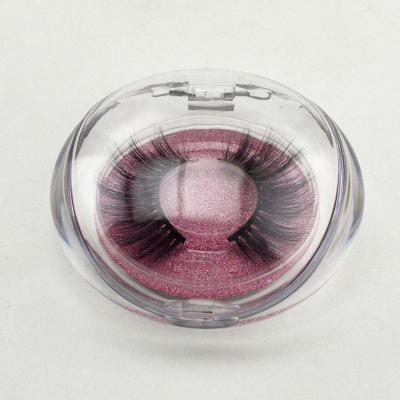 China Low Moq 25mm Thick 3d Mink Eyelash Vendor 25 Mm Long Siberian 5d Mink Lashes With Circle Lashes Box for sale