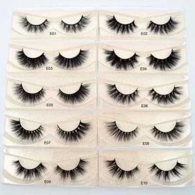 China Full Volume 2021 New Real Siberian Mink Lashes 20mm Mink Eyelash Vendor for sale