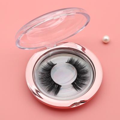 China Long 2021 new natural high quality synthetic hair 3d faux mink lashes custom private label box faux mink eyelashes seller for sale