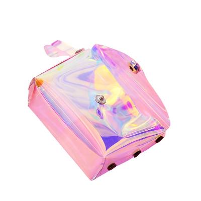 China Lady Mini Fancy PVC Holographic Jelly Coin Purse for sale