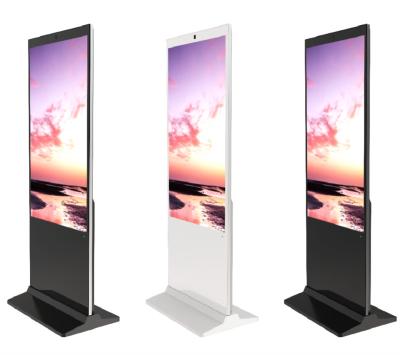 China 49 Inch Indoor Indoor Floor Standing Digital Signage Touch Screen Totem LCD Advertising Kiosk Vertical Media Player Display for sale