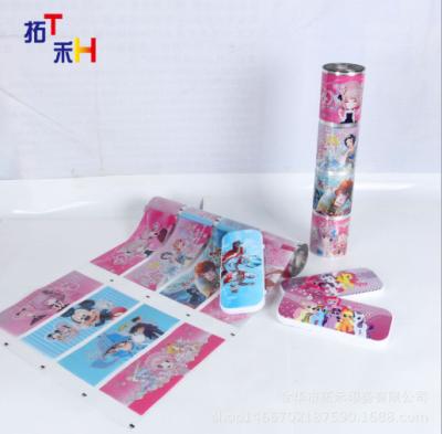 China Stationery TH Heat Transfer Printing Rigid Film Label Vinyl Roll Sticker For ABS /PP Stationery - Online Support Custom for sale