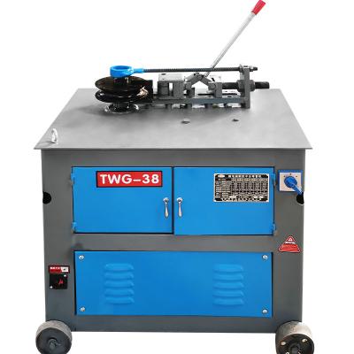 China Pipes Processing TWG-38 Round Steel Bar Bender Machine Tube Bender Semi-automatic Hydraulic Square Copper Tube Bending Machine for sale