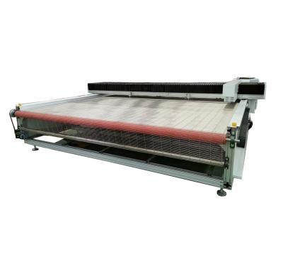 China SERVOMOTOR China Factory Large Format CNC Grass Mat Fabric Model 150w Automated Laser Cutting Tabletop Machine Price for sale