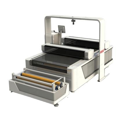 China Automatic 1625 Garment and Textile Laser CUT Cloth Cutter Machines Reci Laser CO2 Fabric Cutting Plotter Machine Price for sale