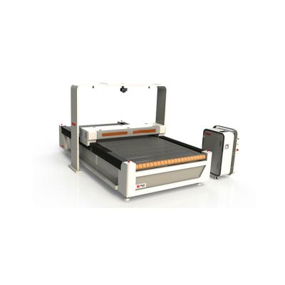 China Laser CUT Laser Cutting Machine CCD Camera Woven Label Automatic Feeding Cutting Machine for sale