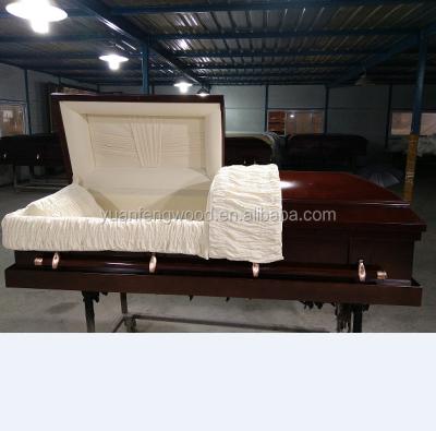 China American WALGROVE Style Caskets Solid Wood Funeral Caskets For Sale Made In China for sale