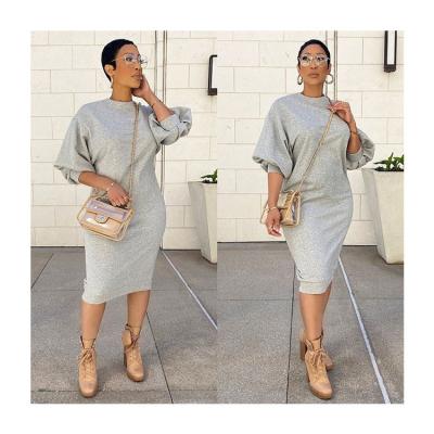 China Wholesale High Quality Breathable Fashion Style Plus Size Dress Leisure Business Oversized Dress for sale