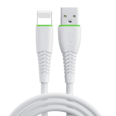 China 2021 new Wholesale Durable 2.4A High Speed Transfer Charging Usb Data Cable Wires For Iphone for sale