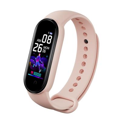 China 2021 M5 phone bracelet clock Smart Watch for mobile phone M4 W26 Plus T500 straps daily assistant smartwatch shake take photos for sale