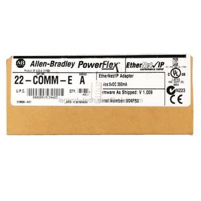 China 100% New Original Allen-Bradley 22-COMM-E Ethernet-IP AB PowerFlex Adapter 22COMME SER A 100% Best Price In Stock 255mm*156mm*67mm for sale