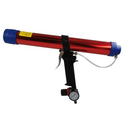 China Aluminum Alloy Pneumatic Sealant Aluminum Alloy Caulk Gun Cartridge Glass Air Gun 300~600ML For Decoration Aquarium Building Solar Power for sale