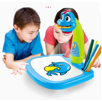 China Factory Direct Sale Child Trace And Draw Projector Toy Plastic Drawing Board For Children for sale