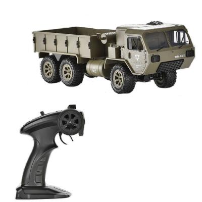 China Six-drive 2.4G Remote Control Full Set 2.4G Pickup Riding Heavy Duty Big Wheel Off-Road Remote Control Drive Truck Military Boy Toys for sale