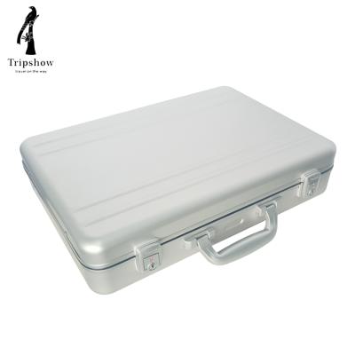 China Vacation / Outdoor / Travel Large Size Aluminum New Quality Resume Equipment Tools Aluminum Suitcase Box Protection for sale