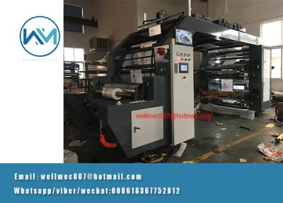 China YT-A High speed 100meter per minute high precison 4 colors flexographic printing machine for paper and fim jumbo roll for sale