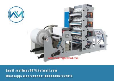 China RY series 4 colors thermal paper jumbo rolls flexo Printing Machine for sale