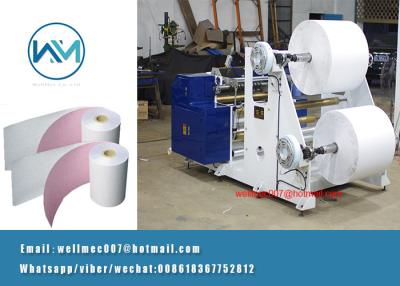 China 2Ply/two roll Carbonless Paper/Thermal Paper Roll Slitting Rewinder Machine Manufacturer in China for sale