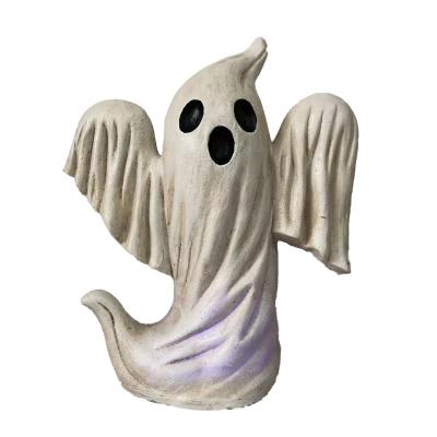 China Halloween Styles Decorations Resin Craft Home Halloween Ghost For Home Table Tray Office Decor Party Tiered Gifts for sale