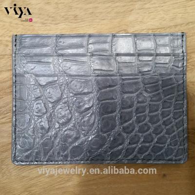 China Fashion High End Crocodile Leather Card Holder for sale