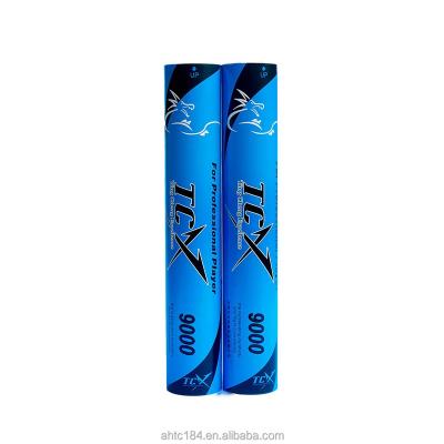 China *TCX 9000-Blue Nice Goose Feather Shuttlecock Training Badminton In High Quality for sale