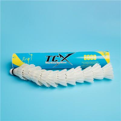 China Wholesale Practicing Cork Duck Feather Badminton Shuttlecock for Training and Badminton Set for sale