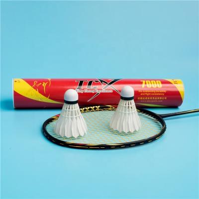 China Wholesale nylon shuttlecocks sporting goods badminton shuttlecock duck/goose feather shuttlecock training for sale