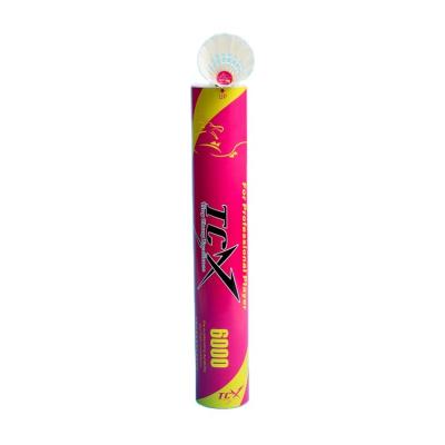 China Training Duck Feather Badminton Shuttlecock For OEM-TCX6000, ab flight.speed75-78 for sale