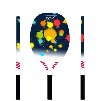 China Carbon Fiber TCX Beach Tennis Rackets Carbon Fiber Custom Design Logo Good Quality Professional Customer for sale