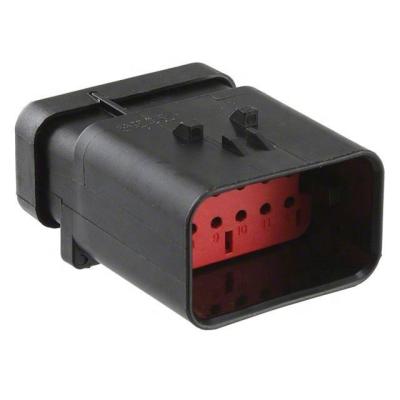 China German Automotive Male Plug Connectors 776438-1 12pins Te Auto Waterproof ECU Black Automotive Connector for sale