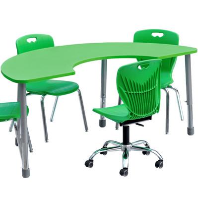 China Modern Factory Wholesale Plastic High School Classroom PP Stacking Chair for sale