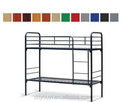 China CE BSI Double Beds Dormitory Beds Modern Student Office Colorful Steel Child Bunk Bedside Table Bunk Beds for sale