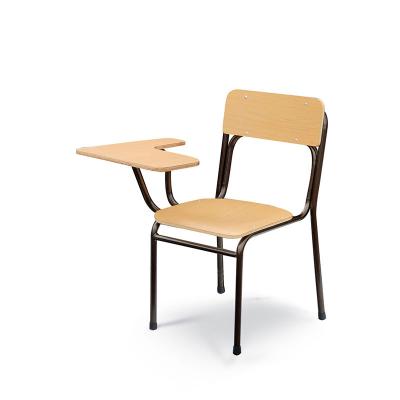 China High Quality Wooden School Chair School Chair With Writing Tablet Student Training Chair for sale