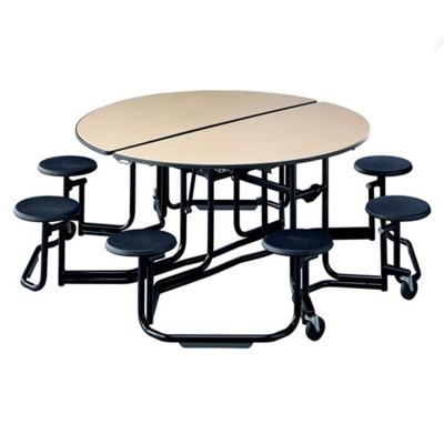 China Modern School Cafeteria Student Dining Table Set with 8 or 12 Seats for sale