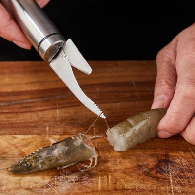 China Gut Gut Knife Viable Gut Knife Open Gut Knife 304 Stainless Steel Open Back Fish Shrimp Pick Crayfish Line Bare Back Artifact Shrimp Peeling Line for sale