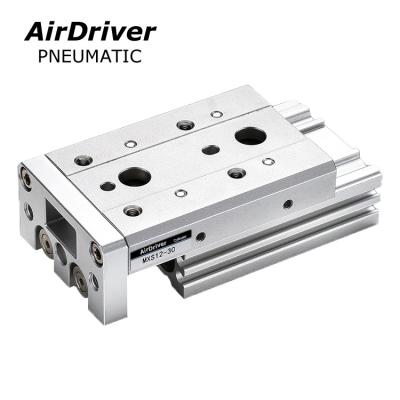 China MXS aluminum series pneumatic air cylinder, standard SMC air slide table for sale