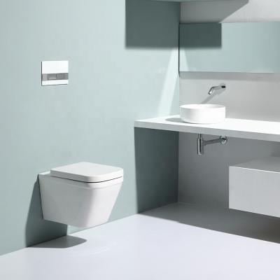 China Hidden Tank Top Marks Design Modern Bathroom Wall Hung Toilet Price for sale